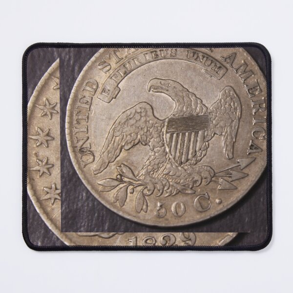 Item preview, 1829 Capped Bust Half Dollar Choice VF Obverse overlapping Reverse designed and sold by coinsxcrochet.