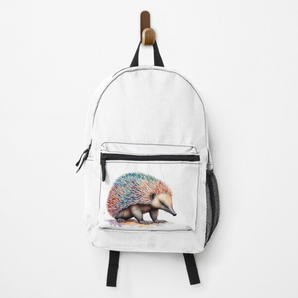 Item preview, Colorful Watercolor Australian Echidna Portrait designed and sold by anyasevchenko.