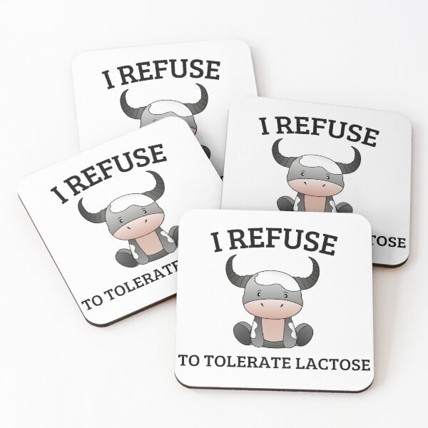 Item preview, I Refuse To Tolerate Lactose Funny Sarcastic Quote designed and sold by ZACK ART.