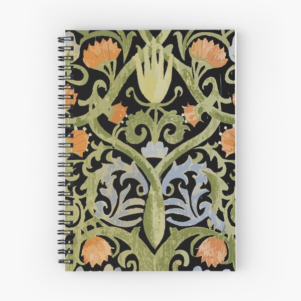 Item preview, Green and Coral Brocade Print designed and sold by Ketique.