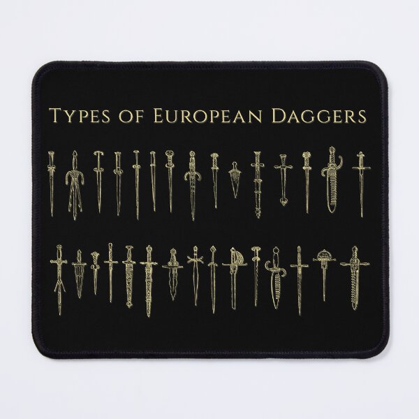 Item preview, Types of European Daggers designed and sold by historicalmerch.