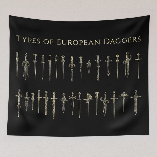 Item preview, Types of European Daggers designed and sold by historicalmerch.