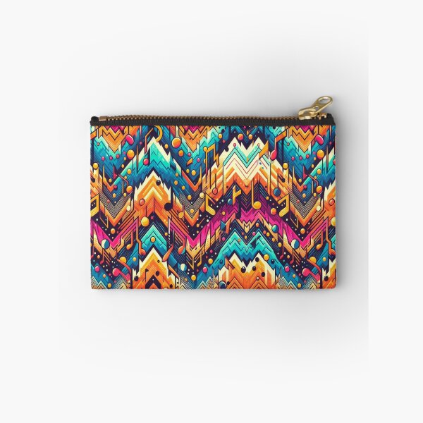 Item preview, Chevron - Blue Pink Yellow ; Pattern Herringbone designed and sold by PatternInArt.