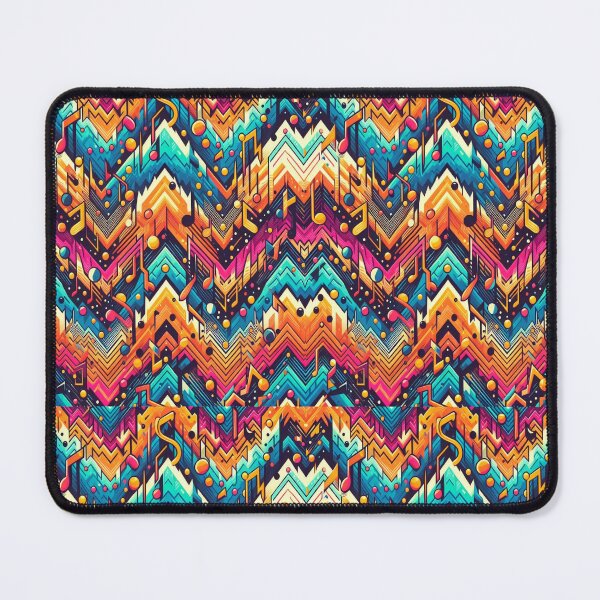 Item preview, Chevron - Blue Pink Yellow ; Pattern Herringbone designed and sold by PatternInArt.