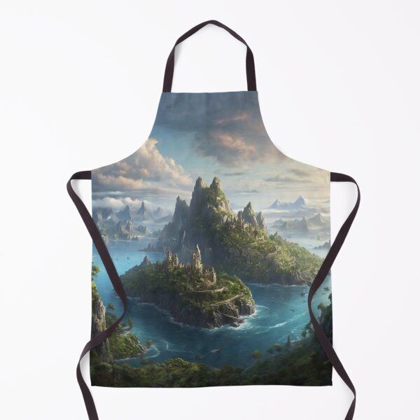 Item preview, Imaginary Mythical Islands View designed and sold by LunarNebula.