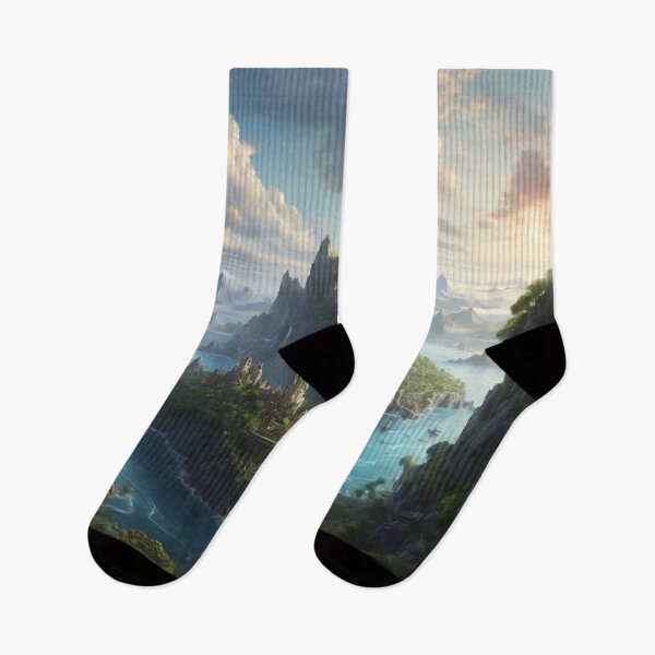 Item preview, Imaginary Mythical Islands View designed and sold by LunarNebula.