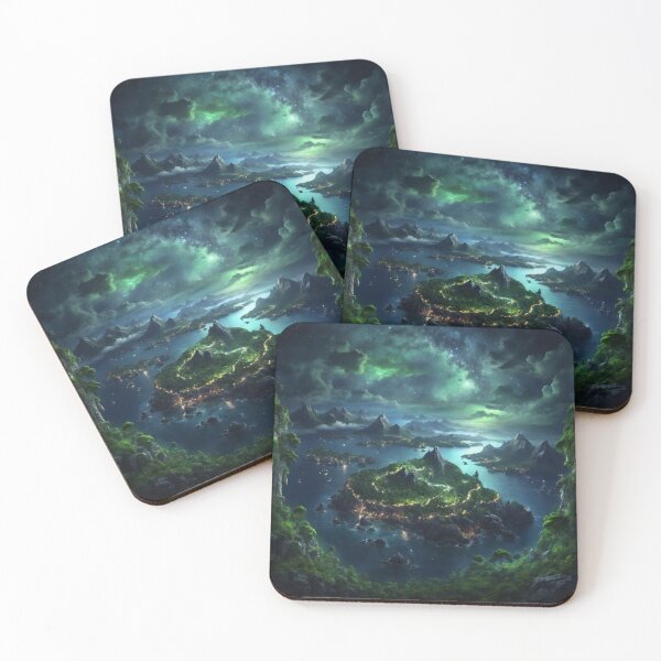 Item preview, Imaginary Mythical Lands View designed and sold by LunarNebula.