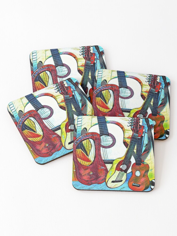 Thumbnail 1 of 5, Coasters (Set of 4), String Selection designed and sold by ditempli.