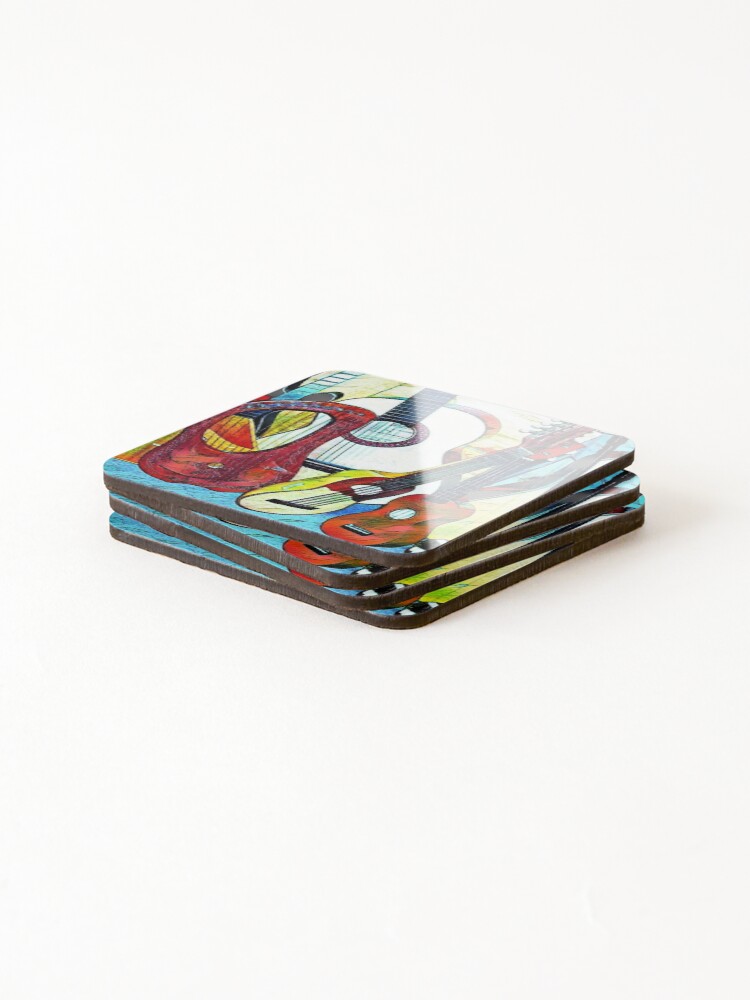 Thumbnail 4 of 5, Coasters (Set of 4), String Selection designed and sold by ditempli.