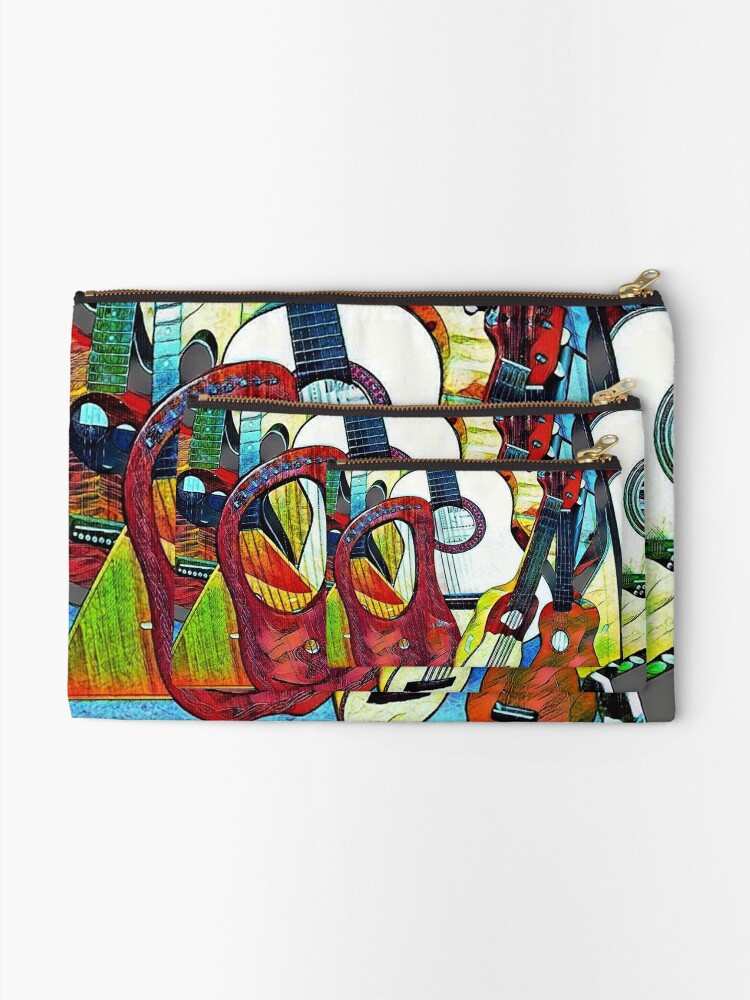 Thumbnail 2 of 4, Zipper Pouch, String Selection designed and sold by ditempli.