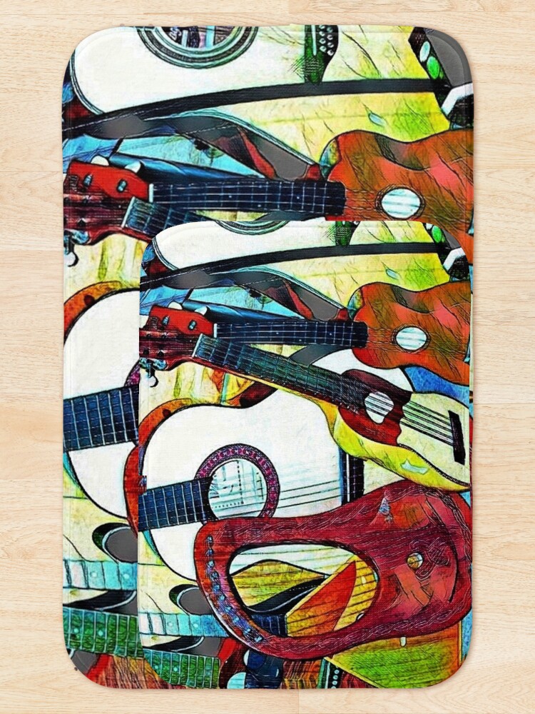 Thumbnail 5 of 6, Bath Mat, String Selection designed and sold by ditempli.