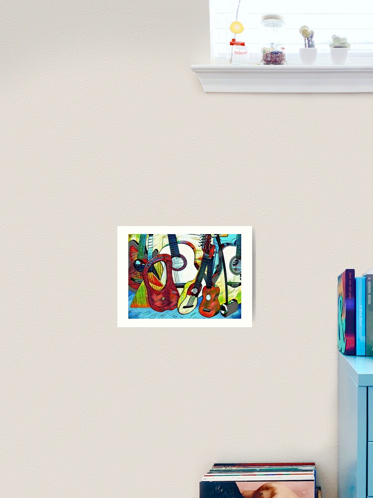 Thumbnail 2 of 3, Art Print, String Selection designed and sold by ditempli.