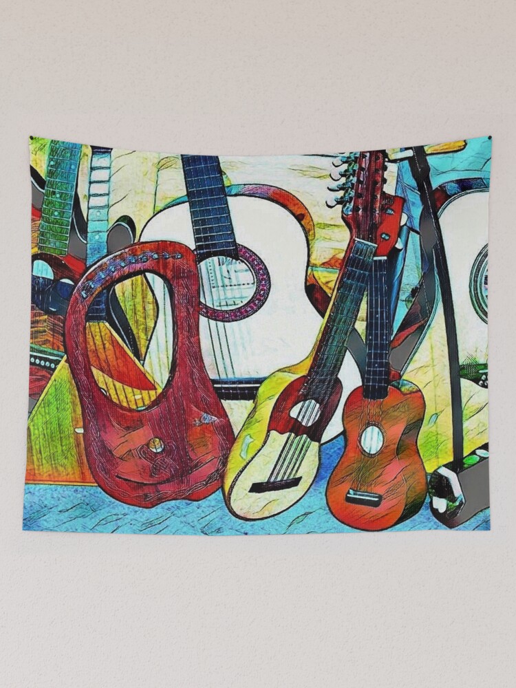 Thumbnail 2 of 3, Tapestry, String Selection designed and sold by ditempli.