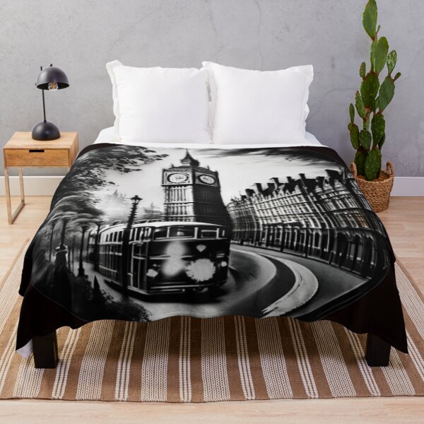Item preview, Nostalgic London: The Tram and the Clock Tower designed and sold by vuslatmedia.