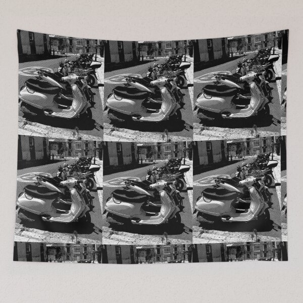 Item preview, moped graphic print designed and sold by printsbyh.