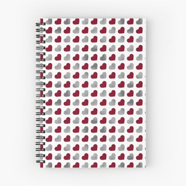 Aperçu de l'œuvre Forme D'amour Élégante Simple Et Élégante Conception De Coeurs Sans Soudure Minimaliste Rouge créée et vendue par abartisanstudio.