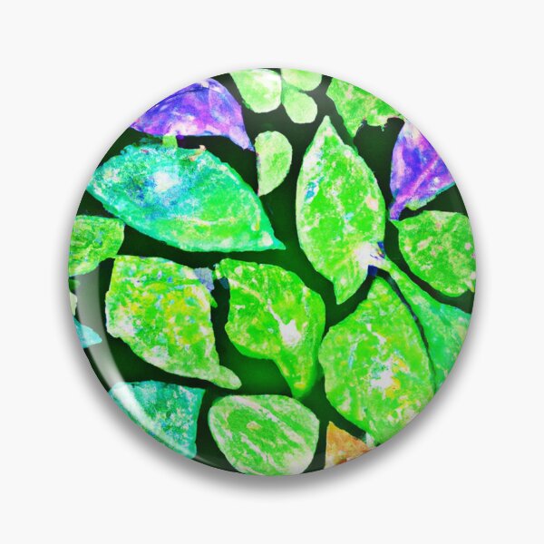Item preview, Neon Leaves Elegance: Colorful Bliss designed and sold by Health And Fitness Posts e-Store.