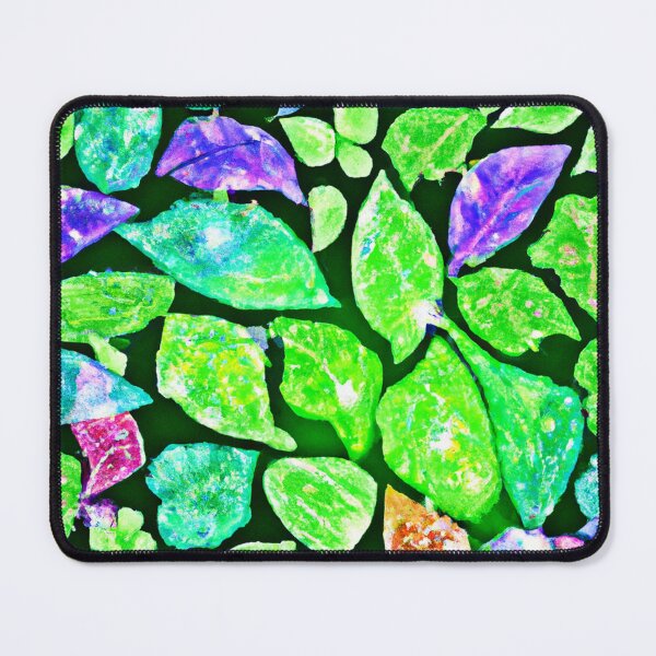 Item preview, Neon Leaves Elegance: Colorful Bliss designed and sold by Health And Fitness Posts e-Store.
