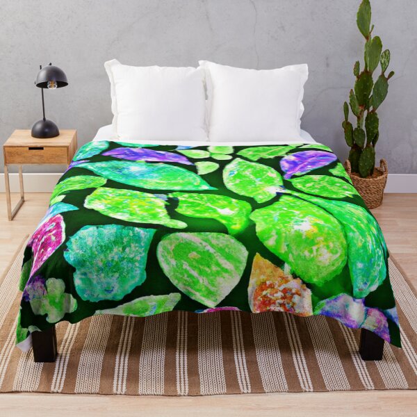 Item preview, Neon Leaves Elegance: Colorful Bliss designed and sold by Health And Fitness Posts e-Store.