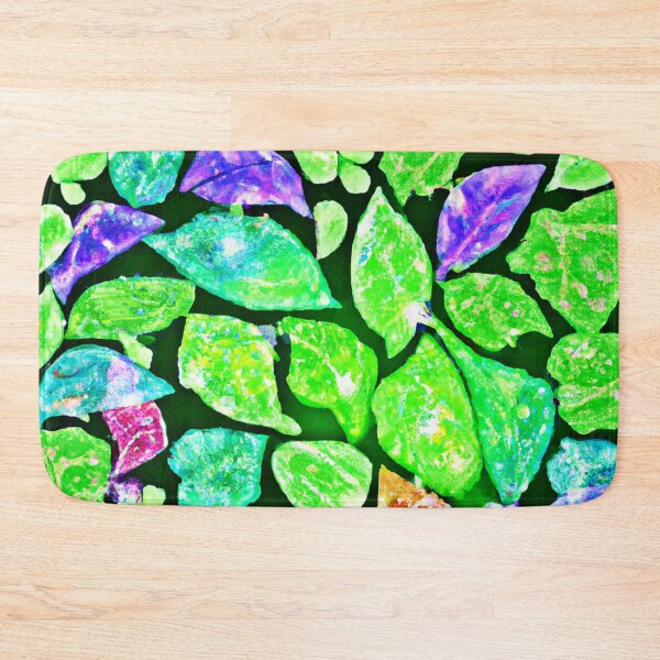 Item preview, Neon Leaves Elegance: Colorful Bliss designed and sold by Health And Fitness Posts e-Store.