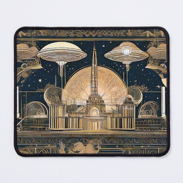 Item preview, Decor Screen | Space with stars and cityscape in gold designed and sold by eatmorvelopator.