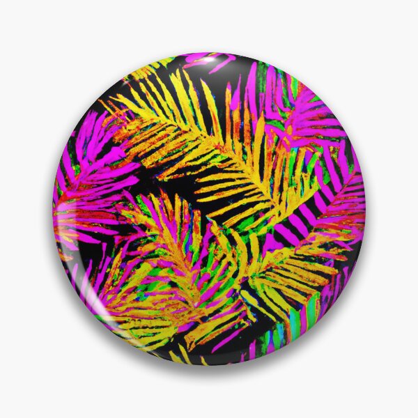Item preview, Chic Neon Leaf Lively Design designed and sold by Health And Fitness Posts e-Store.