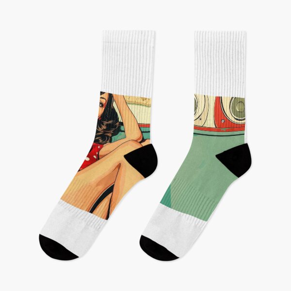 Item preview, Vintage pop art a woman with a modern twist designed and sold by JuanmaLW.