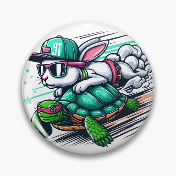 Item preview, The Rabbit and the NinjaTurtle designed and sold by HAEWYY.
