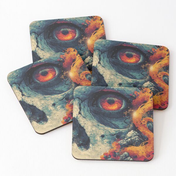Item preview, Fiery Gaze Among the Elemental Chaos" designed and sold by MateLDN.