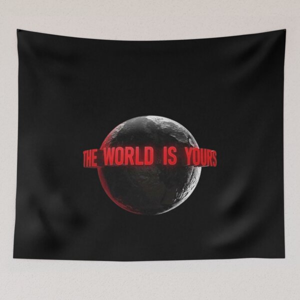 Item preview, ScarF ( The world is yours) designed and sold by OMG DSGN.