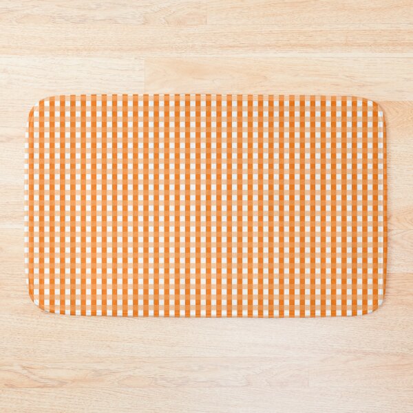 Item preview, Orange Checkered seamless pattern designed and sold by Katarzyna Dembek.