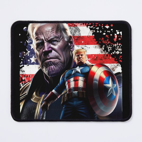 Item preview, Captain Donald Trump VS Thanos Biden #7 Make America Great Again designed and sold by CaptainTrump.
