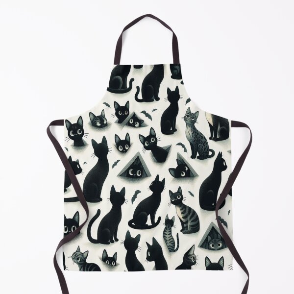 Item preview,  Black Cat Peeking Pattern designed and sold by PatternInArt.