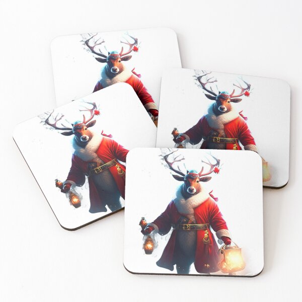 Item preview, Santa's Reindeer: A Christmas Delight designed and sold by vuslatmedia.