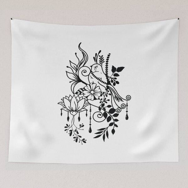 Item preview, Bird among flowers  designed and sold by JMcdesigner.
