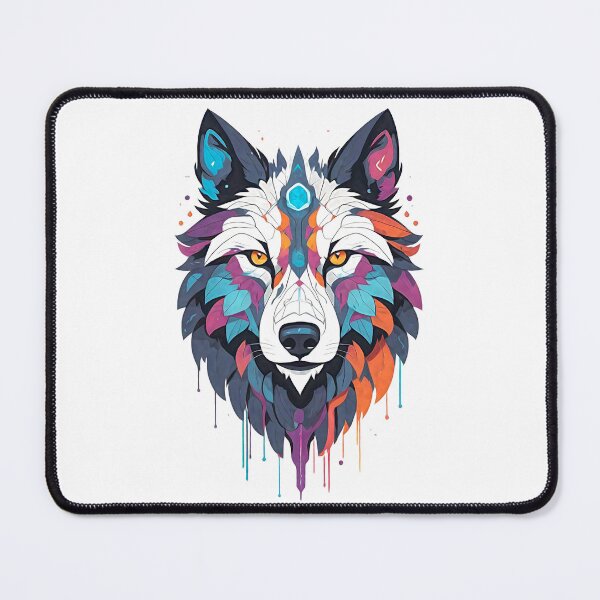 Item preview, Abstract Fantasy Wolf designed and sold by jpvoodoo.