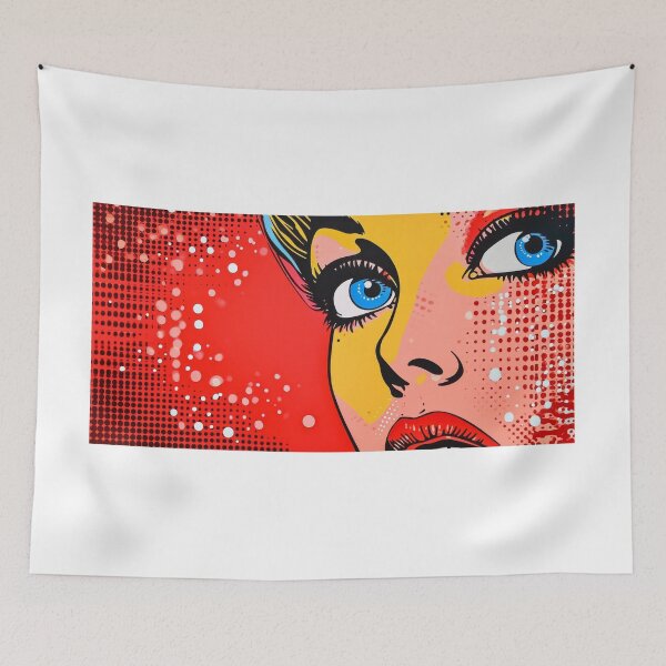 Item preview, Vintage pop art a woman with a modern twist designed and sold by JuanmaLW.
