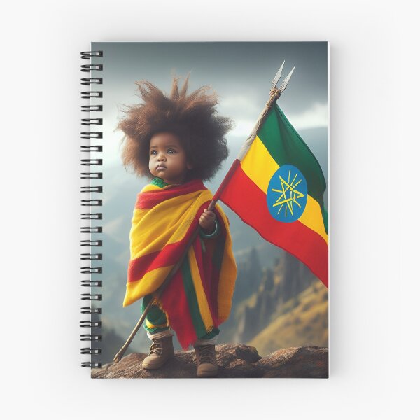 Item preview, Ethiopian kid warrior  designed and sold by HabeshaDesign.