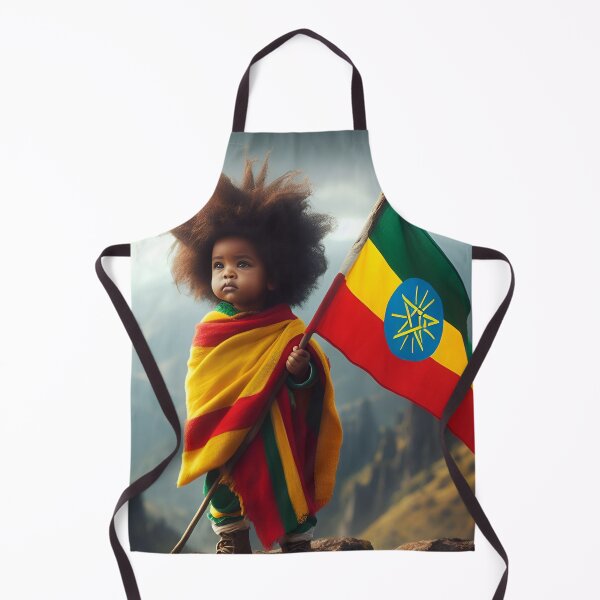 Item preview, Ethiopian kid warrior  designed and sold by HabeshaDesign.
