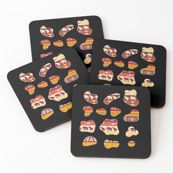 Item preview, Abstract Shapes with African Pattern designed and sold by Logiamerch.
