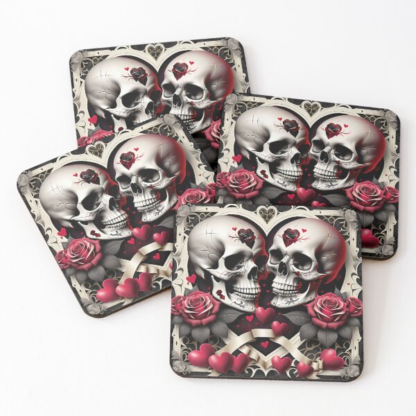 Item preview, Valentines Skull designed and sold by IndyJoe Designs.
