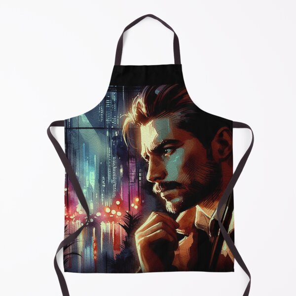 Item preview, Neo Noir Vintage Pensive Detective [Watercolor] designed and sold by RESToRAPTOR.
