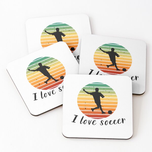 Item preview, I love soccer (for man) designed and sold by ByCovee.