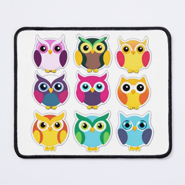 Item preview, Cute owl sticker pattern designed and sold by Flowerslaps.
