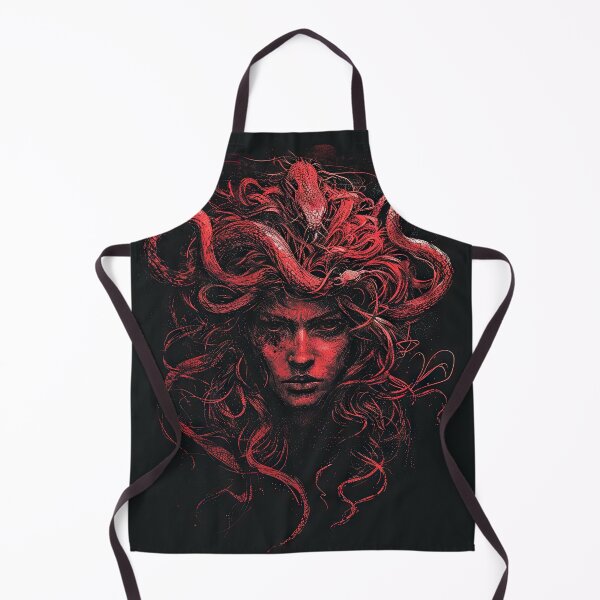 Item preview, Red Euryale Illustration (Variation) designed and sold by OccultDreams.