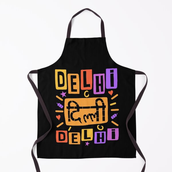 Item preview, Delhi Capital of India Color Typography designed and sold by NomadicQuest.