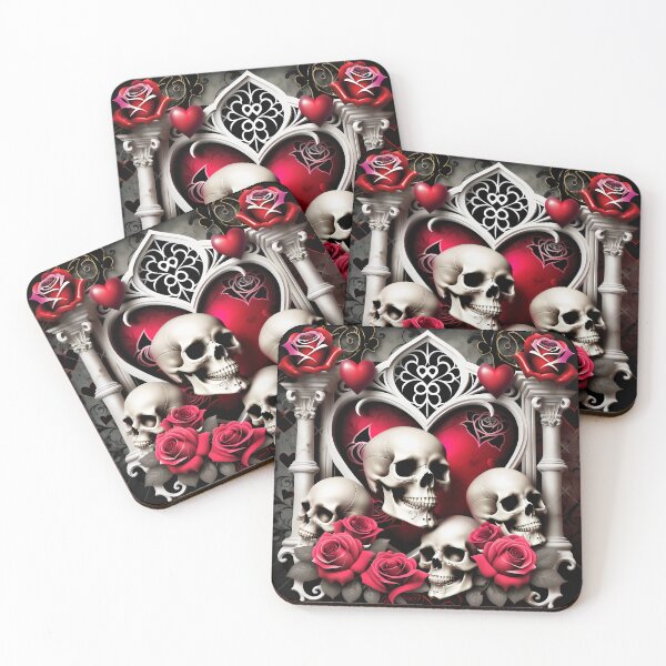 Item preview, Valentines Skull designed and sold by IndyJoe Designs.