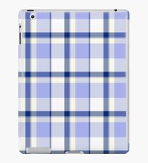 Blue Traditional Tartan Texture iPad Case/Skin