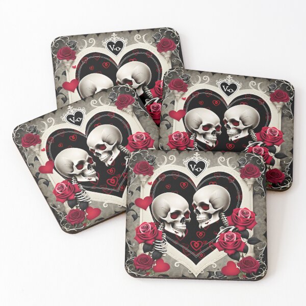 Item preview, Valentines Skull designed and sold by IndyJoe Designs.