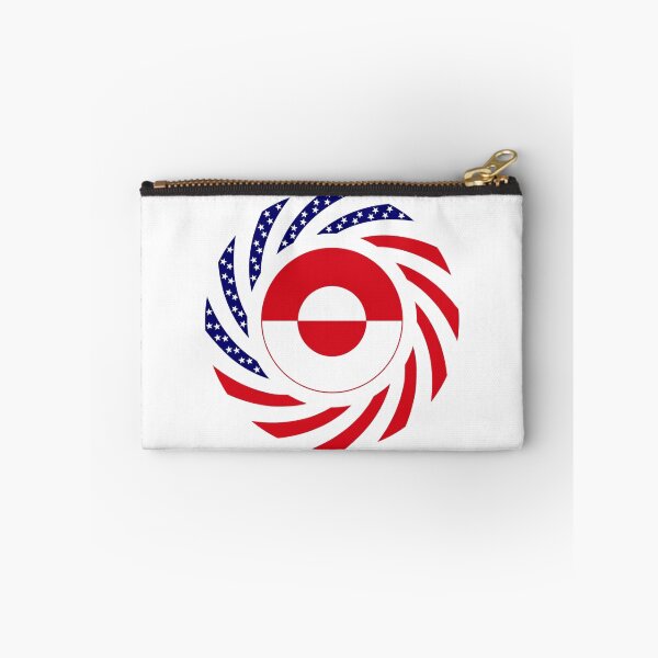 Item preview, Greenlandic American Multinational Patriot Flag designed and sold by Carbon-Fibre Media.